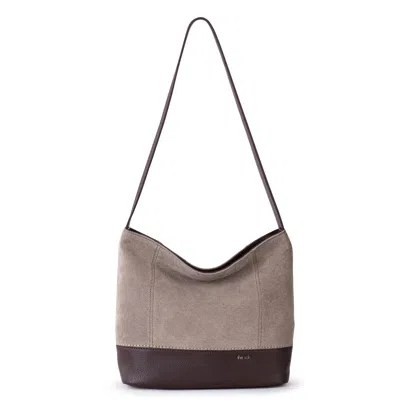 The Sak De Young Leather Medium Hobo Handbag In Brown