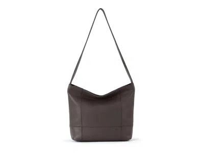 The Sak De Young Leather Hobo Bag In Gray