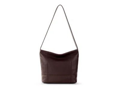 The Sak De Young Leather Hobo Bag In Mahogany Leather