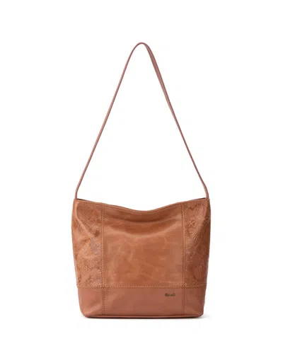 The Sak De Young Leather Hobo In Brown