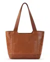 The Sak De Young Leather Tote In Tobacco Floral Emboss