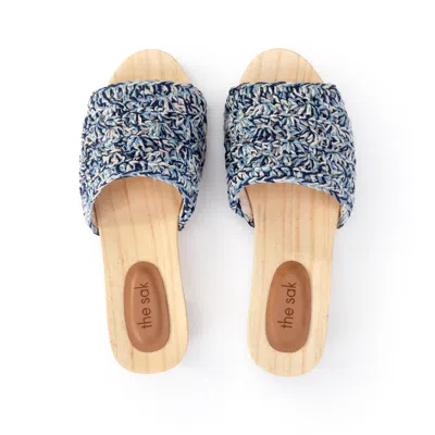 The Sak Ella Crochet Sandal In Blue