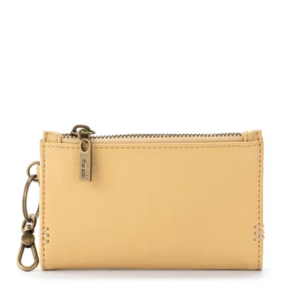 The Sak Encino Card Wallet In Yellow