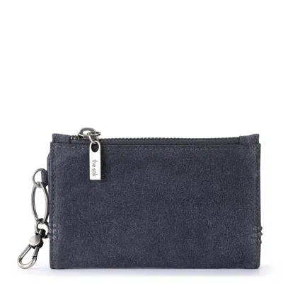 The Sak Encino Essential Wallet In Storm Grey Suede