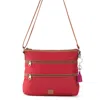 The Sak Esperato Crossbody In Crimson