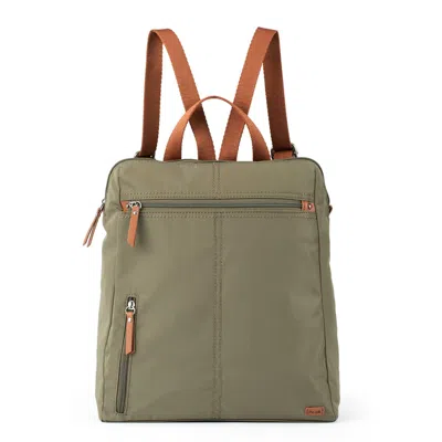 The Sak Esperato Nylon Backpack In Green