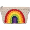 The Sak Essential Medium Pouch In Rainbow Ecru