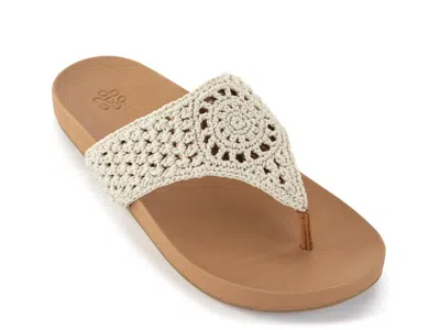 The Sak Everly Crochet Sandal In White