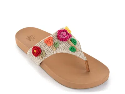 The Sak Everly Crochet Sandal In Multi