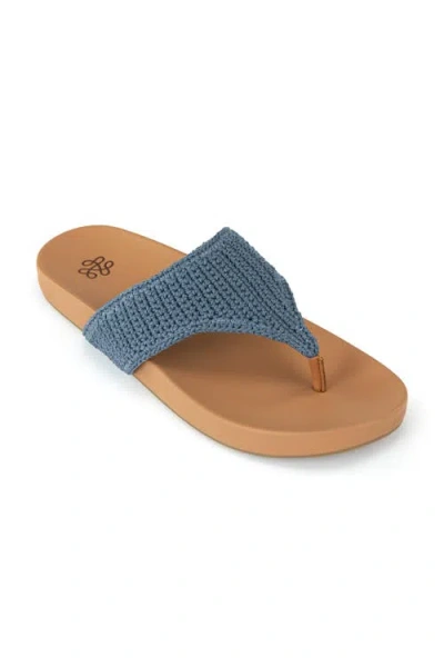 The Sak Everly Sandal In Maritime Crochet