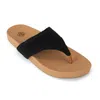 The Sak Everly Sandal In Black Crochet