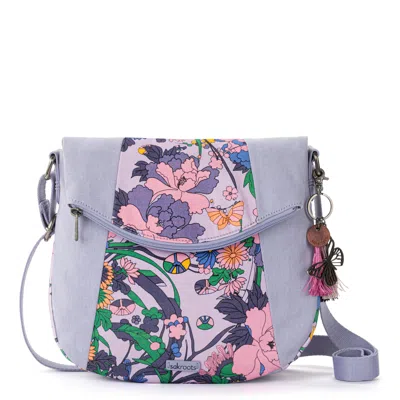 The Sak Foldover Crossbody Bag In Multi