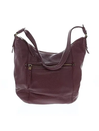 Pre-owned The Sak Hobo Bag In Burgundy