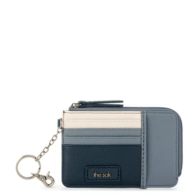 The Sak Iris Card Wallet In Blue