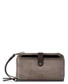 The Sak Iris Leather Smartphone Convertible Crossbody Wallet In Brown