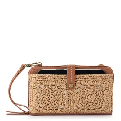 The Sak Iris P Smartphone Crossbody In Beige