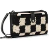 The Sak Iris Smartphone Crossbody In Black Check