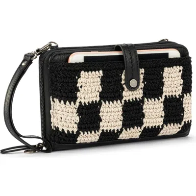 The Sak Iris Smartphone Crossbody In Black Check