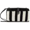 The Sak Iris Smartphone Crossbody In Black Stripe