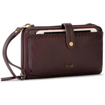 The Sak Iris Smartphone Crossbody In Mahogany