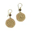 The Sak Jasper Disc Earrings