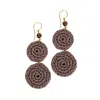 The Sak Jasper Double Disc Earrings