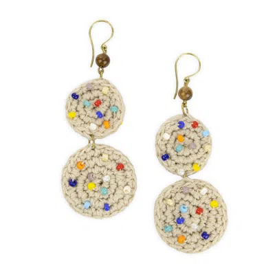 The Sak Jasper Double Disc Earrings