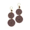 The Sak Jasper Double Disc Earrings In Multi