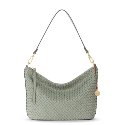 The Sak Juniper Small Hobo Leather Bag In Gray