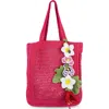 The Sak Lanie Market Tote Bag In Magenta Flower