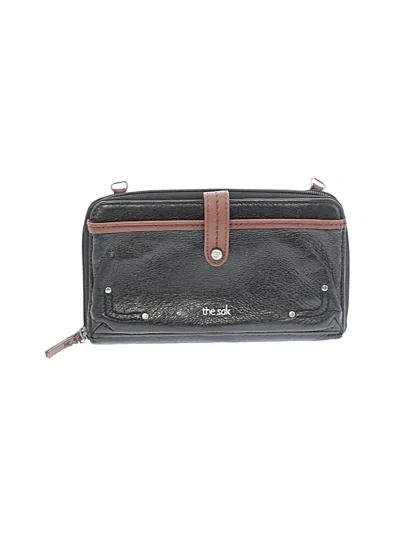 Pre-owned The Sak Leather Crossbody Bag In Black
