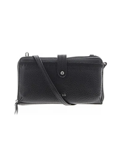 Pre-owned The Sak Leather Crossbody Bag In Black