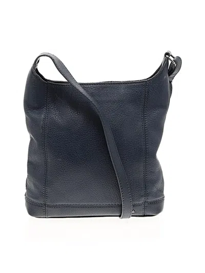 Pre-owned The Sak Leather Crossbody Bag In Blue