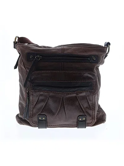 Pre-owned The Sak Leather Crossbody Bag In Brown