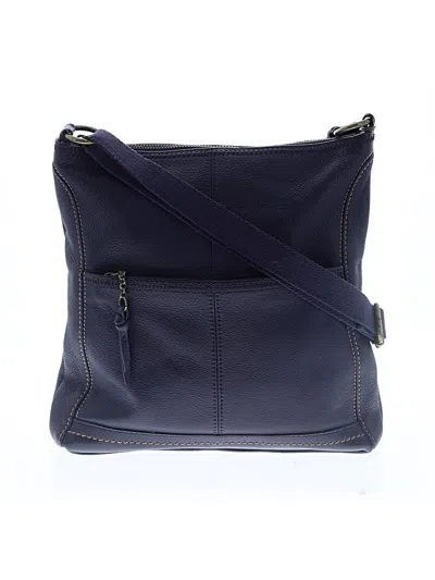 Pre-owned The Sak Leather Crossbody Bag In Purple