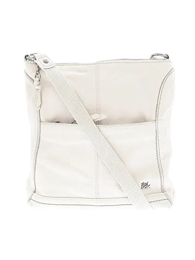 Pre-owned The Sak Leather Crossbody Bag In White