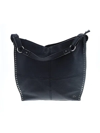 Pre-owned The Sak Leather Hobo Bag In Black