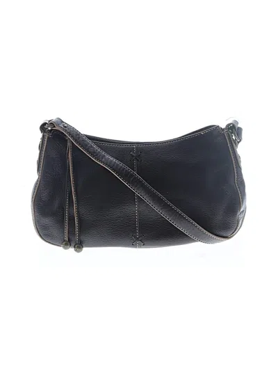 Pre-owned The Sak Leather Shoulder Bag In Black