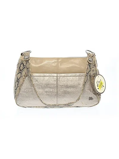 Pre-owned The Sak Leather Shoulder Bag In Gold