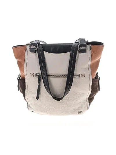 Pre-owned The Sak Leather Tote Bag In Gray