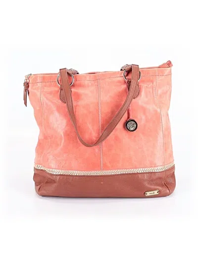 Pre-owned The Sak Leather Tote Bag In Pink