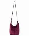 The Sak Los Felis Leather Small Crossbody Bag In Purple