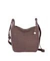 The Sak Los Feliz Crochet Small Crossbody Bag In Brown