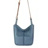 The Sak Los Feliz Crossbody Leather Bag In Blue