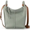 The Sak Los Feliz Crossbody Leather Bag In Green