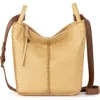 The Sak Los Feliz Crossbody Leather Bag In Yellow