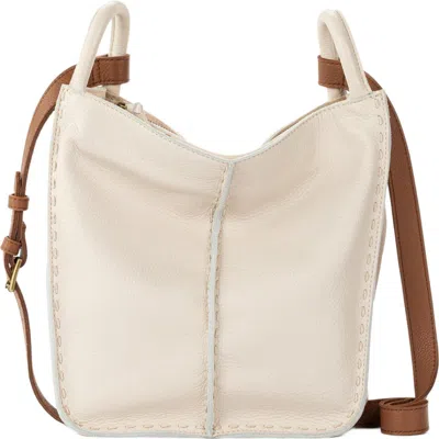 The Sak Los Feliz Crossbody Leather Bag In Gray