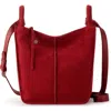 The Sak Los Feliz Crossbody Leather Bag In Red