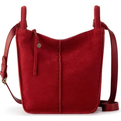 The Sak Los Feliz Crossbody Leather Bag In Red