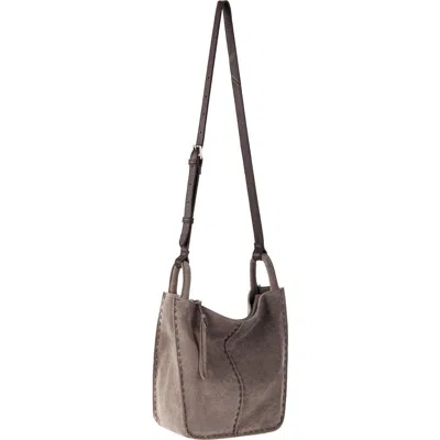 The Sak Los Feliz Crossbody In Mushroom Suede